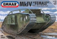 PKEM5002 Pocketbond Mk IV ‘Female’ WWI Heavy Battle Tank