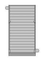 GJ04 Ratio LNWR Grand Junction Station Building Components: 4 Plain Board Panels