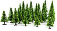 GM125 Gaugemaster 00 Assorted Spring Fir Trees (Pack of 25)