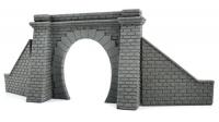 GM198 Gaugemaster Single Track Stone Tunnel Mouth and Wing Walls.