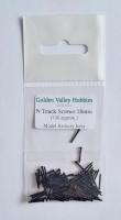 GVSCN10 Golden Valley Hobbies Track Screws N Gauge 10mm x 100