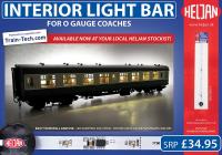 19853500 Heljan Interior Light Bar for O Gauge Coaches