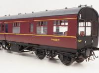 9102 Heljan LMS Inspection Saloon - BR Lined Maroon with black ends