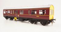 9107 Heljan LMS Inspection Saloon - DM45026 in LMS Crimson with yellow ends