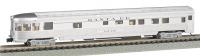 14551 Bachmann 85 Streamline Fluted Observation Coach in Santa Fe livery with internal lights