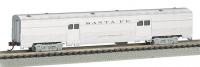 14651 Bachmann 85 Streamline Fluted 2 Door Baggage Coach in Santa Fe livery with internal lights
