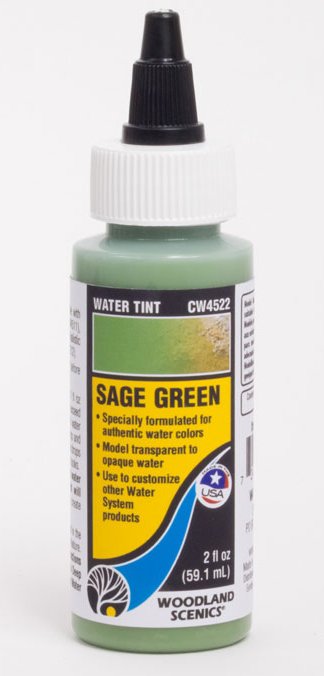 CW4522 Woodland Scenics Sage Green Water Tint