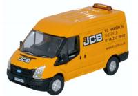 76FT027 Oxford Diecast Ford Transit Mk5 Short Wheelbase Van Medium Roof - JCB