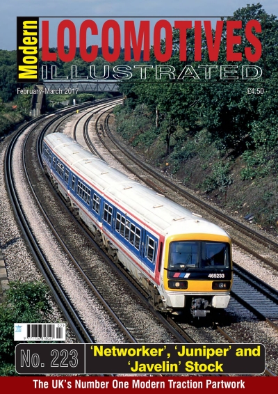 Magazine - Modern Locomotives Illustrated 223 - Networker Juniper and Javelin Stock