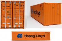 CR67 C Rail 40ft x 8ft 6in High Cube Container in Hapag Lloyd new livery