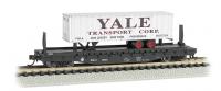 16755 Bachmann 52'6" Flat Car Atlantic Coast Line Yale Trailer
