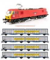 K9925 Bachmann Class 90 + Revolution Cargowaggon Pack