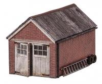 KX117 Scale Model Scenery kit 1960's Domestic Garage