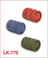 LK-770 Peco Oil Drums on side - pack of 3