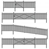 LK12117 Peco GWR Spear Fencing, Gates and Ramps