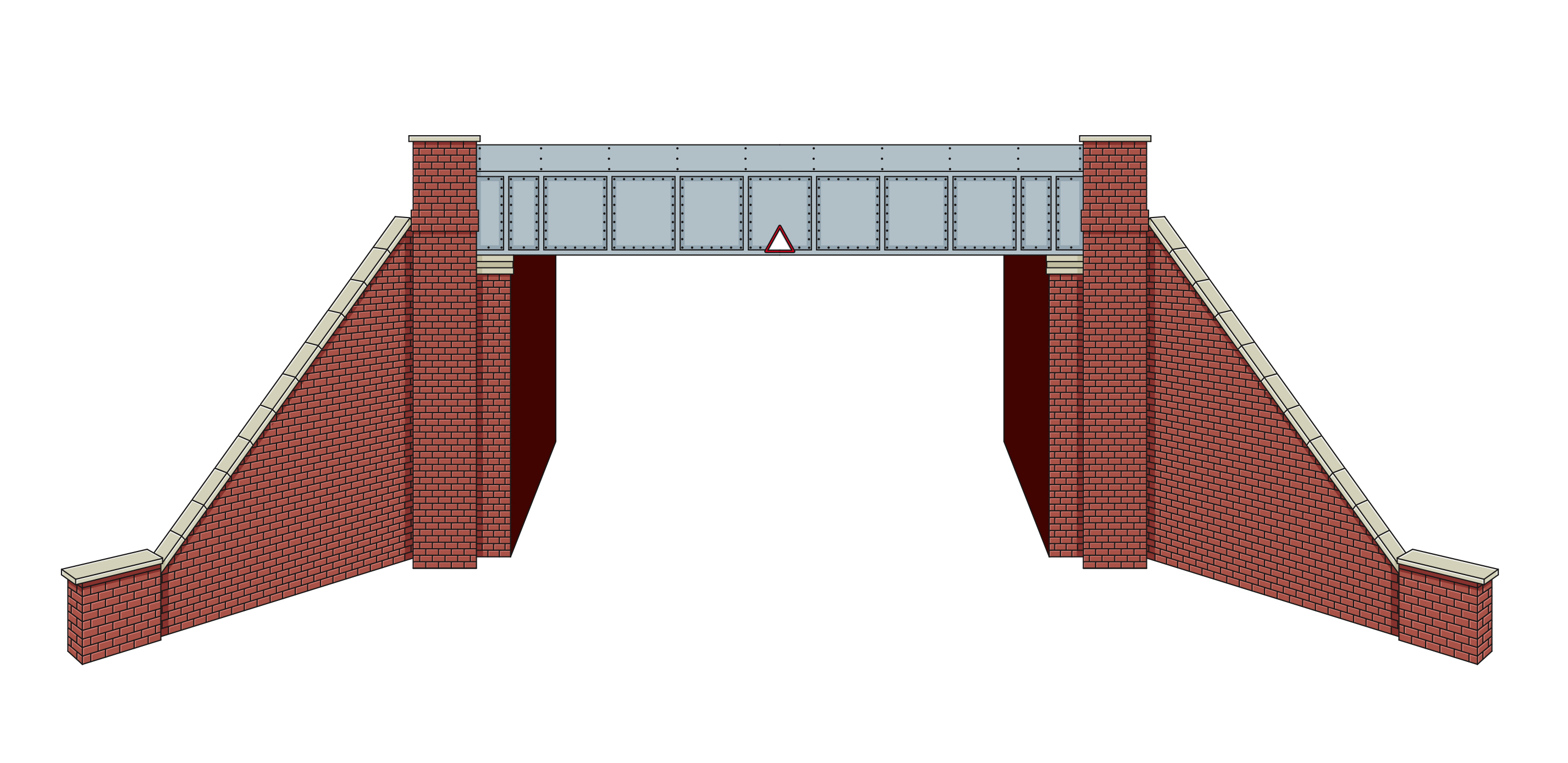 LK12166 Peco Double Track Bridge Image