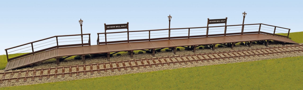 LK708 Peco Wooden Platform Halt Kit Image