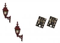 LML-GWMR DCC Concepts Gas Wall Lamps - Maroon (2 pack)