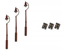 LML-SSMR DCC Concepts Swan-Neck Street/Platform Lamps - Maroon