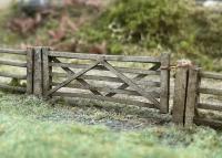 LX001 Scale Model Scenery kit Five Bar Gates (x3)