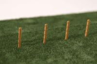 LX058 Scale Model Scenery kit 4ft Fence Posts (pre-drilled)