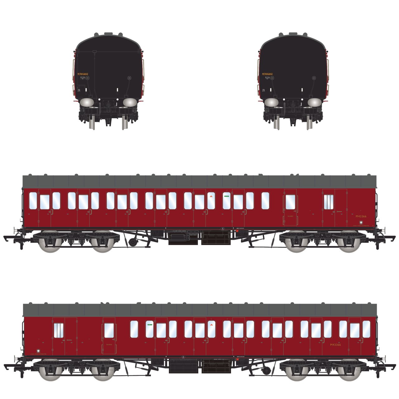 ACC2354 Accurascale BR Mk1 57ft Non-Gangway Coach - BS