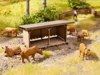 14379 Noch Cattle Shelter Laser Cut Minis Kit