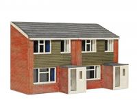 NB312 Peco 1960s Semi-Detached House Fronts Kit