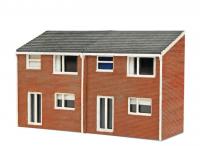 NB313 Peco 1960s Semi-Detached House Backs Kit