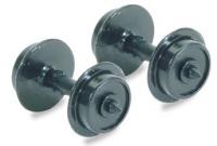 NR-100 Peco Disc Wheels on axles (Pack of 4 axles 8 wheels)