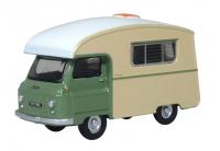 76JM025 Oxford Diecast Morris J2 Paralanian 1963 Sage Green/Pale Ivory