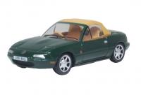 76MAZ002 Oxford Diecast Mazda MX5 Mk1 (Soft Top) British Racing Green