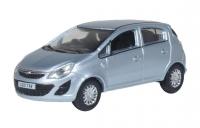 76VC006 Oxford Diecast Vauxhall Corsa Silver Lightning