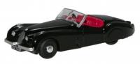 76XK120005 Oxford Diecast XKJ120 Jaguar Black.