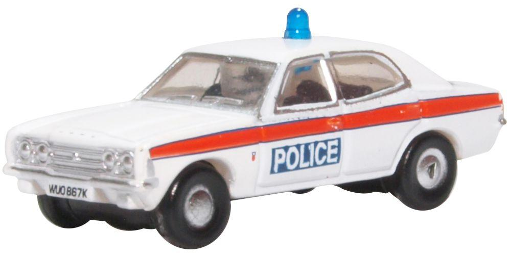 NCOR3004 Oxford Diecast Ford Cortina MkIII Devon & Cornwall Police