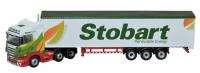 NSHL02WF Oxford Diecast Scania Highline Walking Floor Lorry - Eddie Stobart Biomass