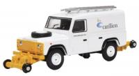 OR76ROR007 Oxford Rail Rail Road Land Rover Defender Carillion