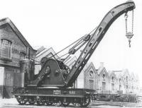 OR76SCS1001 Oxford Rail Standard Cowans Sheldon 15T Crane BR Stoke M.P.D No.RS1023/15