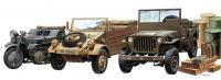 PKAY13416 Academy 1310 WWII Ground Vehicle Set