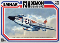 PKEM3002 Emhar US Navy F3H 2M/2N Demon Jet Fighter Aircraft