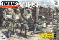 PKEM7209 Emhar American WWI Infantry 'Doughboys' Figures - 50 FI
