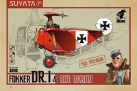 PKSYSK001 Suyata German Air Force Fokker Dr I Fighter Aircraft &