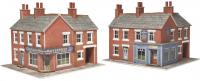 PN116 Metcalfe Red Brick Corner Shops kit