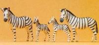 20387 Preiser Circus Zebra Set (4 Zebras)