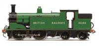 R30140 Hornby M7 Class 0-4-4T Steam Loco number 30244 in SR Green with BRITISH RAILWAYS lettering