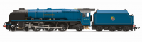 R30359 Hornby Princess Coronation Class Steam Loco number 46243 "City of Lancaster" in BR Blue livery with early emblem - Era 4