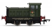 R3896 Hornby Ruston & Hornsby 88DS 0-4-0 Diesel number 84 in BR Green livery with Late Crest - Era 6