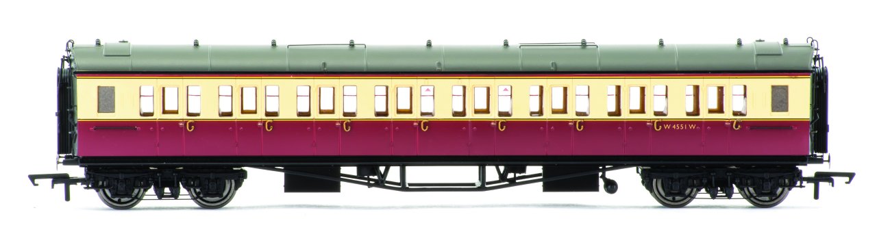 BR Collett Coach Corridor Composite LH, Crimson and Cream BR Collett Coach Corridor Composite LH, Crimson and Cream
