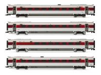 R40493 Hornby LNER Azuma Class 801/2 Railway 200 4 Car Coach Pack - Limited edition