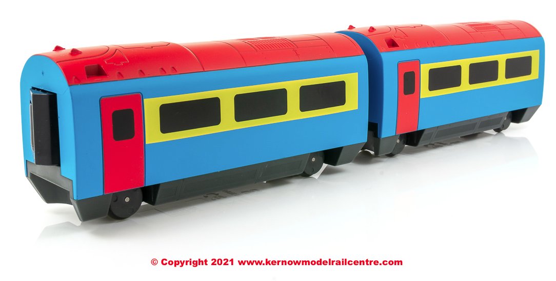 R9316 Nuevo Hornby Playtrains Expreso Artículos 2 X Vagón Cerrado Paquete R9316 Nuevo Hornby Playtrains Expreso Artículos 2 X Vagón Cerrado Paquete